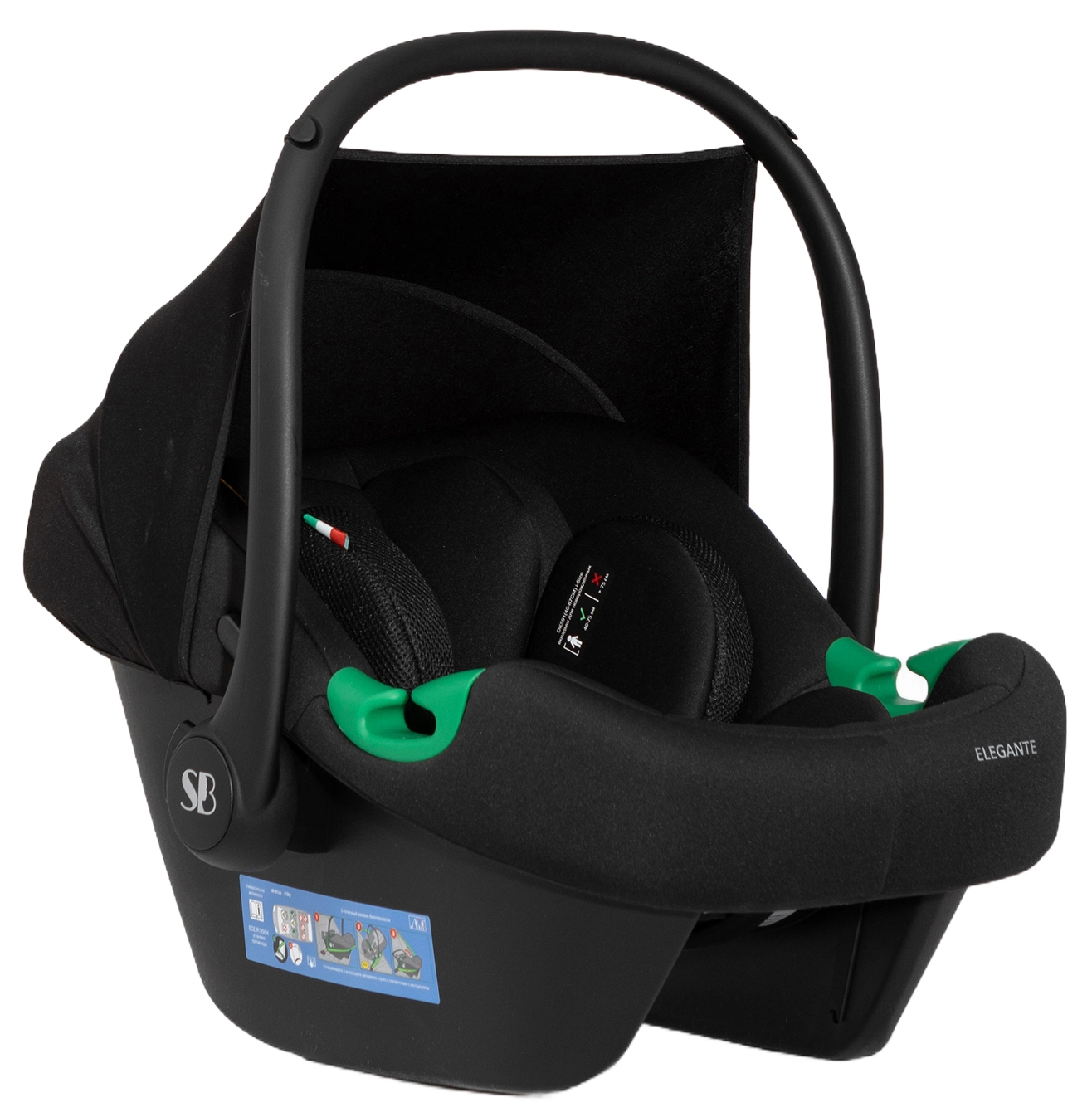Автокресло Sweet Baby Elegante Plus (Black)