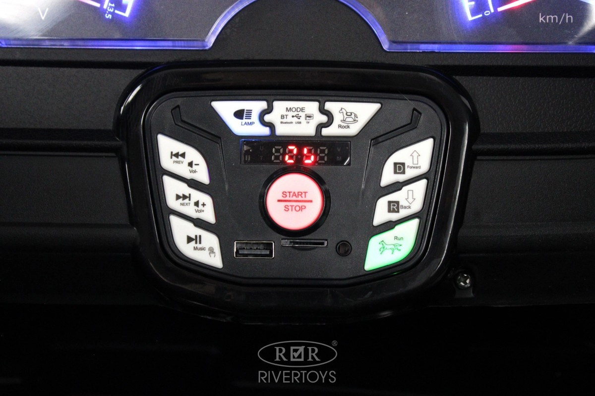 Детский электромобиль RiverToys K070PX черный глянец ii5ueue0vl0z0po0xdmhmpks6zs5x91o