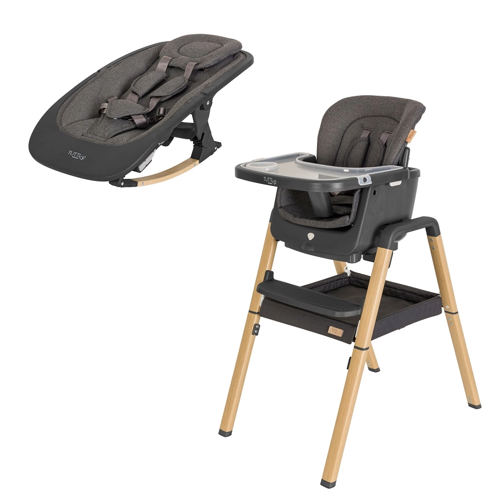 Стульчик для кормления Tutti Bambini High Chair Nova (Grey/Oak 611010/3590B)