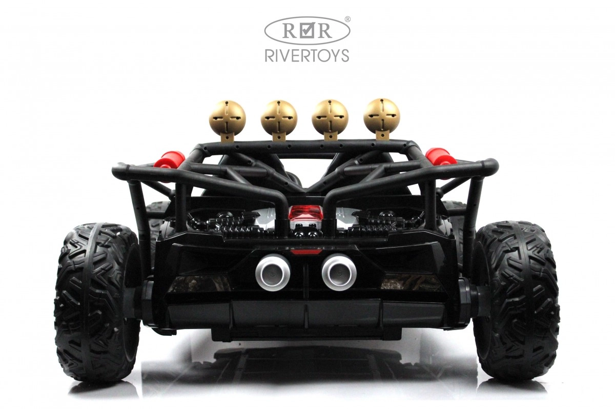 Детский электромобиль RiverToys JS3168 черный j92hy5hvhrwmj5fm2yt3oj52c64cr305