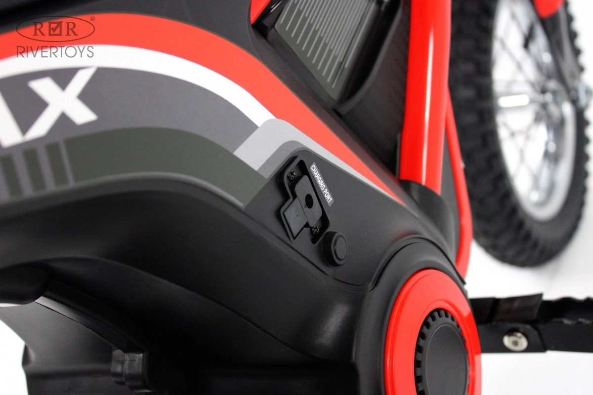Детский электромотоцикл RiverToys A005AA MOTO красный 70i1pn9wk25zqfhglpoju229g7ik723b