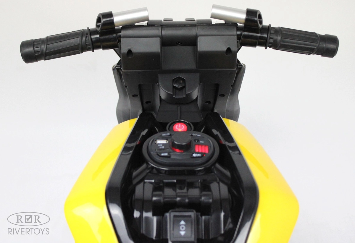 Детский трицикл RiverToys X222XX желтый 1eckkhb5qbtbu1zui39ymg2iicaciq57