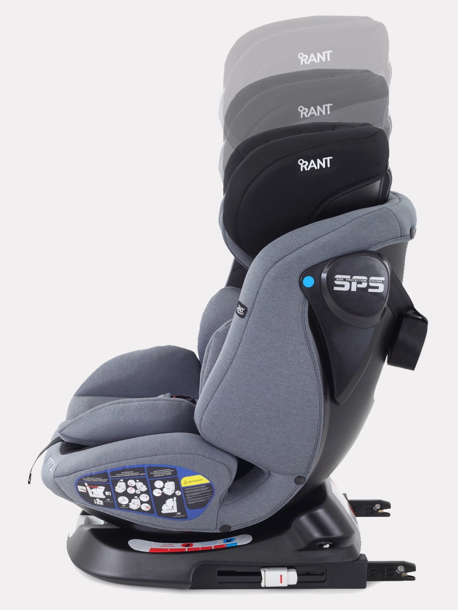 Автокресло RANT NITRO isofix Grey/Black whpte5fby6b2gb1pb8jy8janm1alc9xg