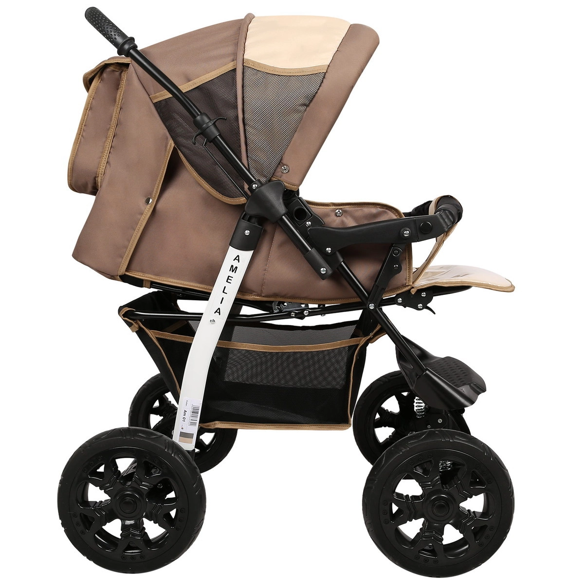 Прогулочная коляска Alis AMELIA I  т.бежевый+св.бежевый kit76a1in0d9bzrvxkbi0qn1rq3zd1lg