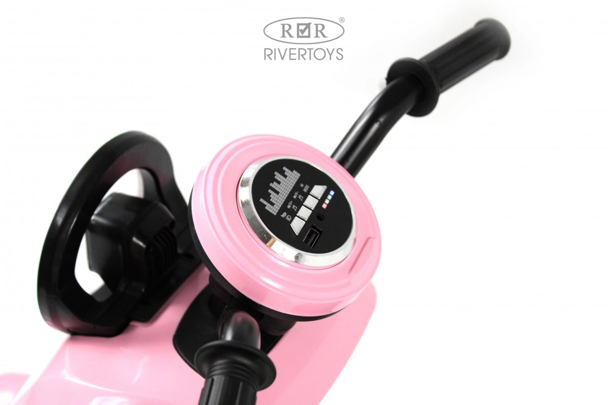 Детский электромобиль RiverToys G888GG розовый 0d266lrdccyq7xjyu632c4tq43qgbwn3