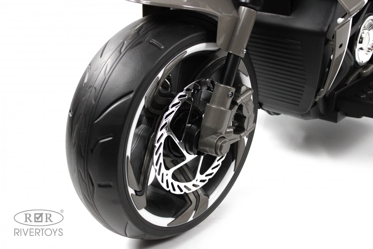 Детский электромотоцикл RiverToys C111MC серый 7wga5p2gwrf36w3porhp6ttb81txc5t6