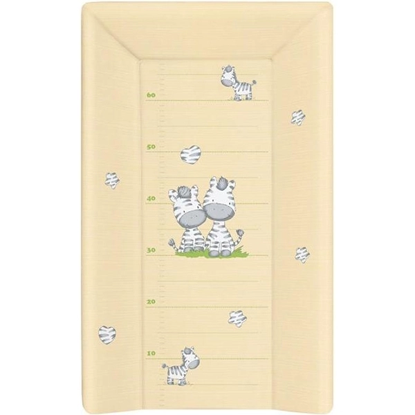 Пеленальный матрац на кровать Ceba Baby на жёстком основании 80 см Zebra Yellow a3158dd48f352e62f05b654004ad72ea