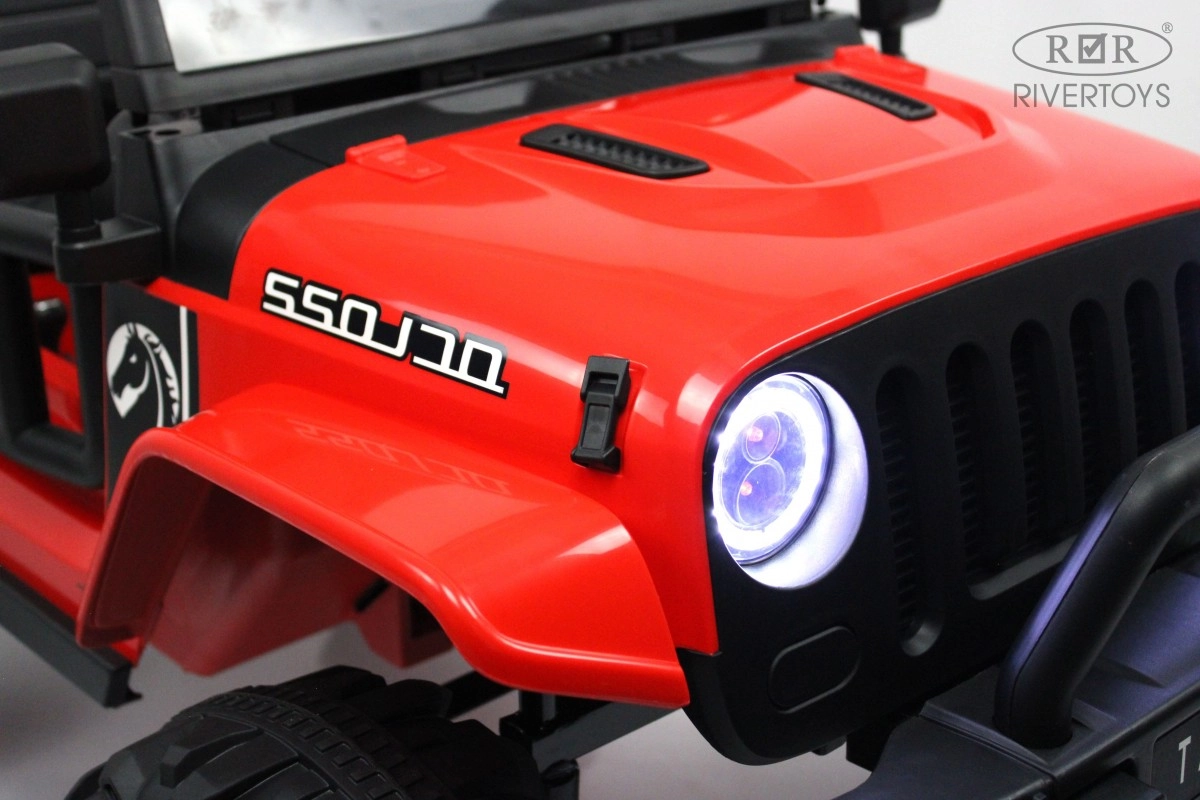 Детский электромобиль RiverToys T222TT 4WD красный 8nd20u5plj2w34hrmfi5uq1gjgzi0uuz