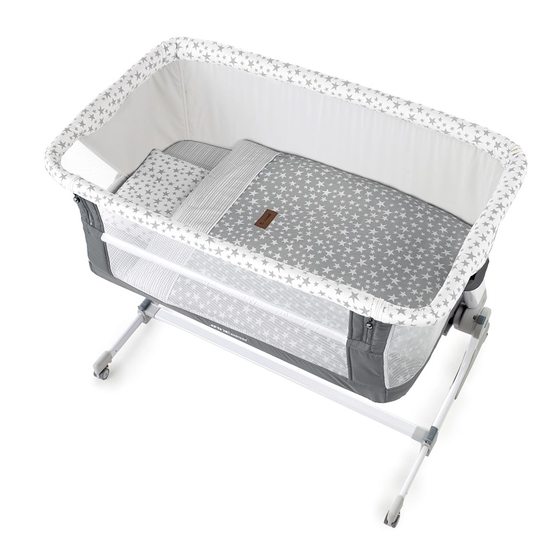 Кровать приставная Jane с комплектом постельного белья Baby Side Star fbe589a7ad3ef15c039a57177d36f182