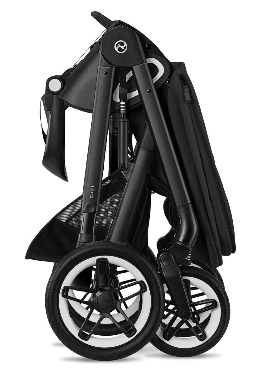 Коляска 2 в 1 Cybex Talos S Lux BLK Moon Black с дождевиком прогулочного блока ej351m4r300jc40xfnwcbq6olnn17yfu