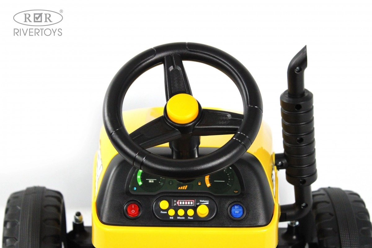 Детский электромобиль RiverToys K111KK желтый r9ey0x333kp66m495cwiqwvvm6cnlhgl