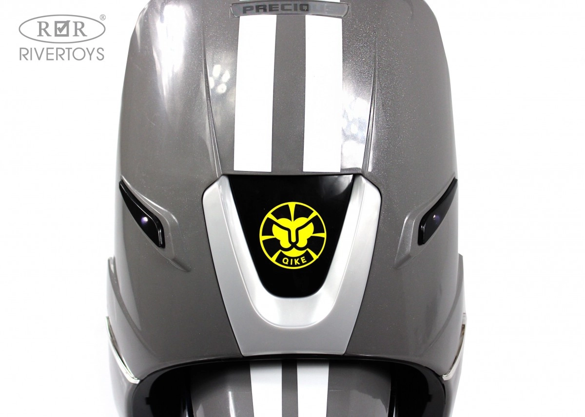 Детский электромотоцикл RiverToys Z222ZZ серый 1jnr49iagve3vrg83q55ko2bozie076k