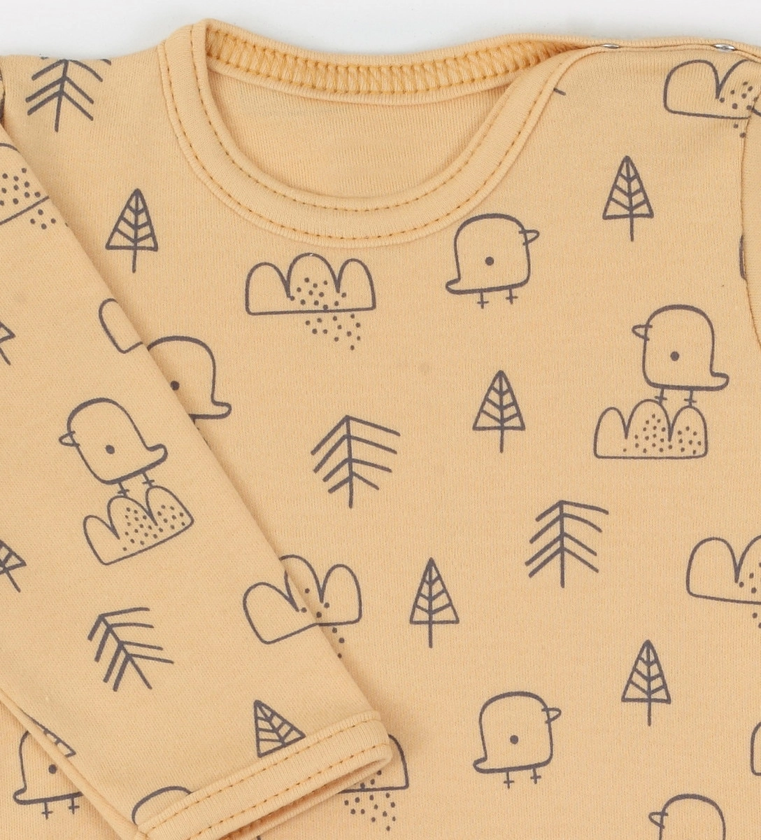 Боди MowBaby Birds с длинным рукавом 3-шт 6182 68 Yellow fo9za94f49qjwk97s7w0h3elrlbvsl9n