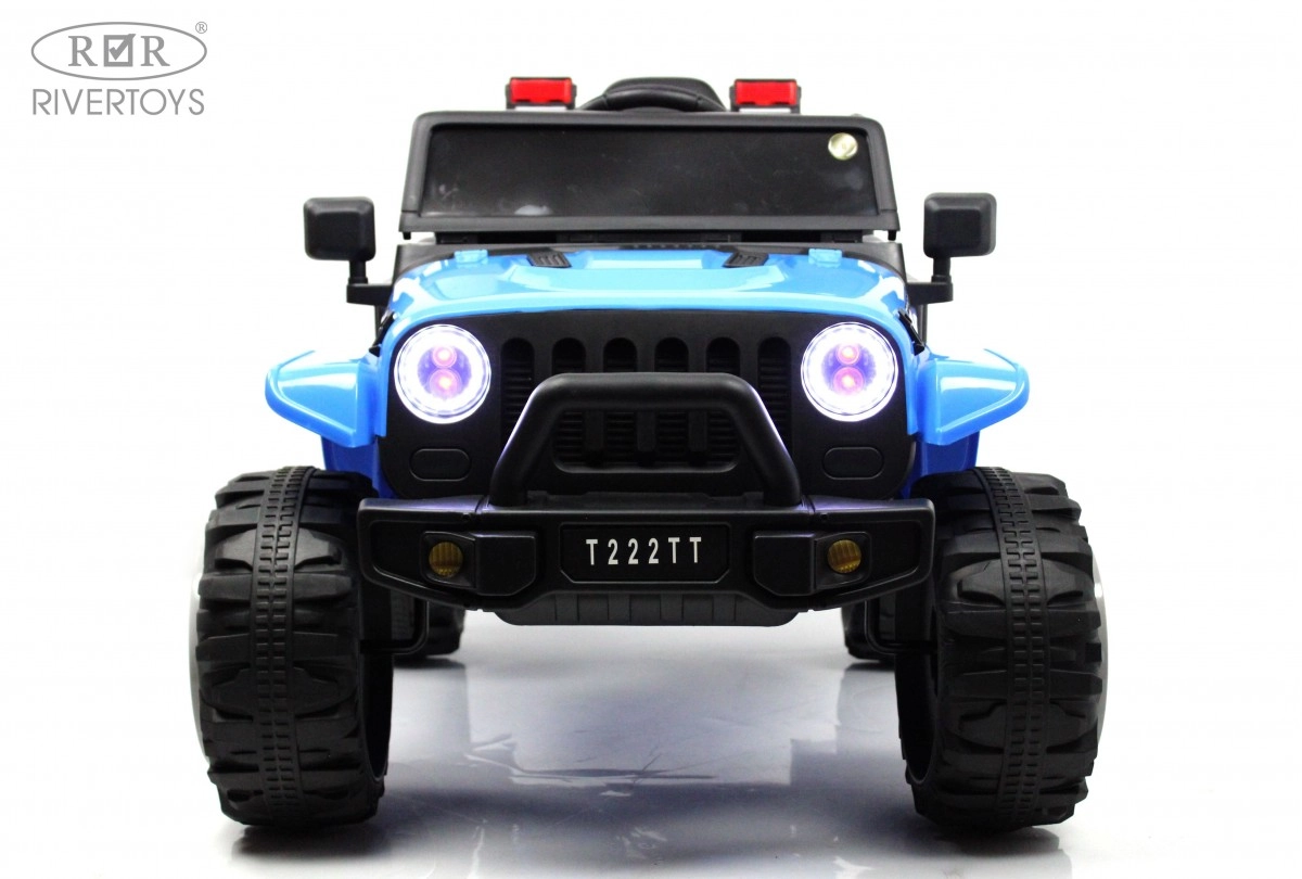 Детский электромобиль RiverToys T222TT 4WD синий hly00zyl7y8m7g43lhg1mqvhjqeoxtz0