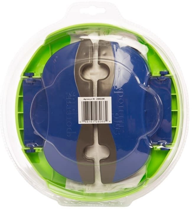 Дорожный горшок Potette plus складной, 10 одноразовых пакета синий-зеленый r4fmx4n6fmct9axdsjy8ux0xr40xek08