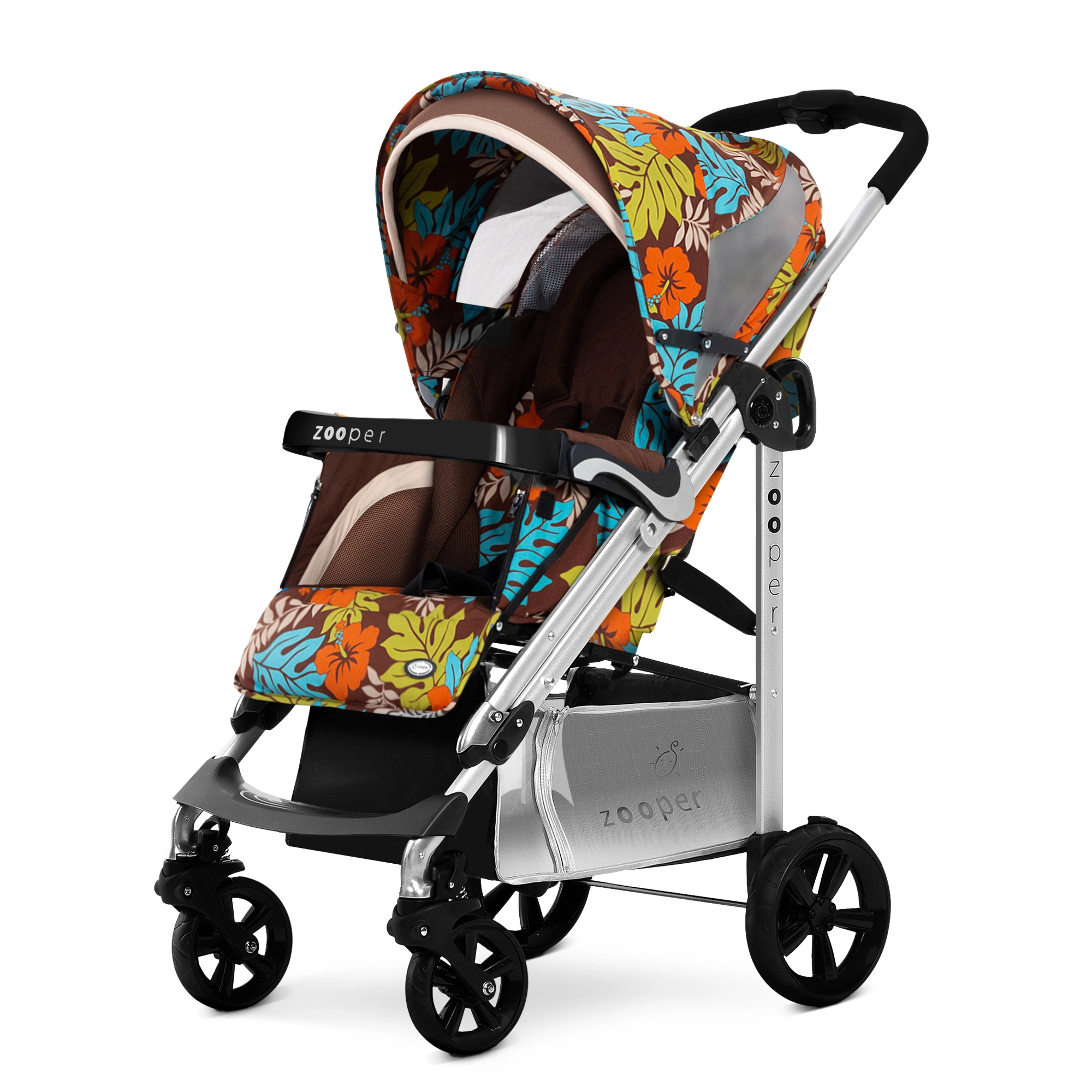 Прогулочная коляска Zooper Z9 Flowers (Jungle Earth)