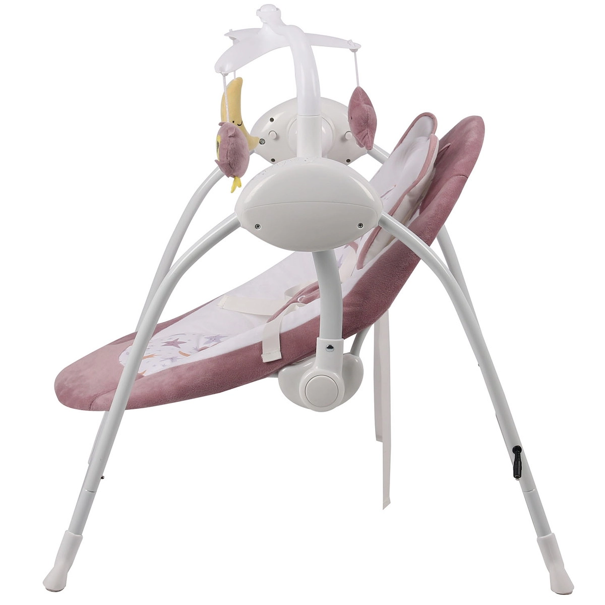 Электрокачели Indigo STAR (0-9 кг), с адаптером, п/у, 12 мел.,5 скоростей,москитка Розовый cmw9ipk3ey333w9ez1qjsrcq25mjsxl9