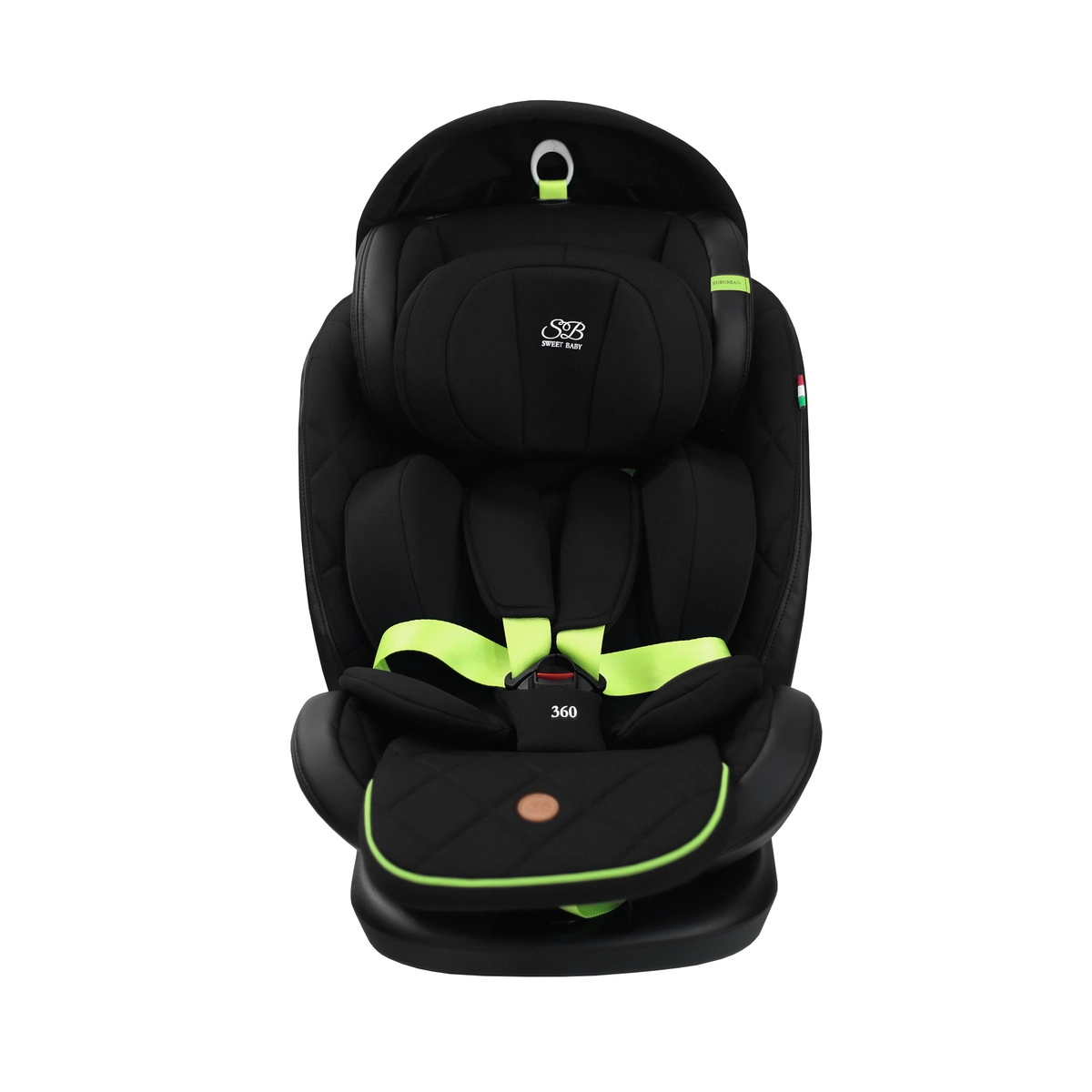 Автокресло Sweet Baby Suburban 360 Isofix Black/Green zf3hkm84k8d3lp8r4p682xved21ao2xf