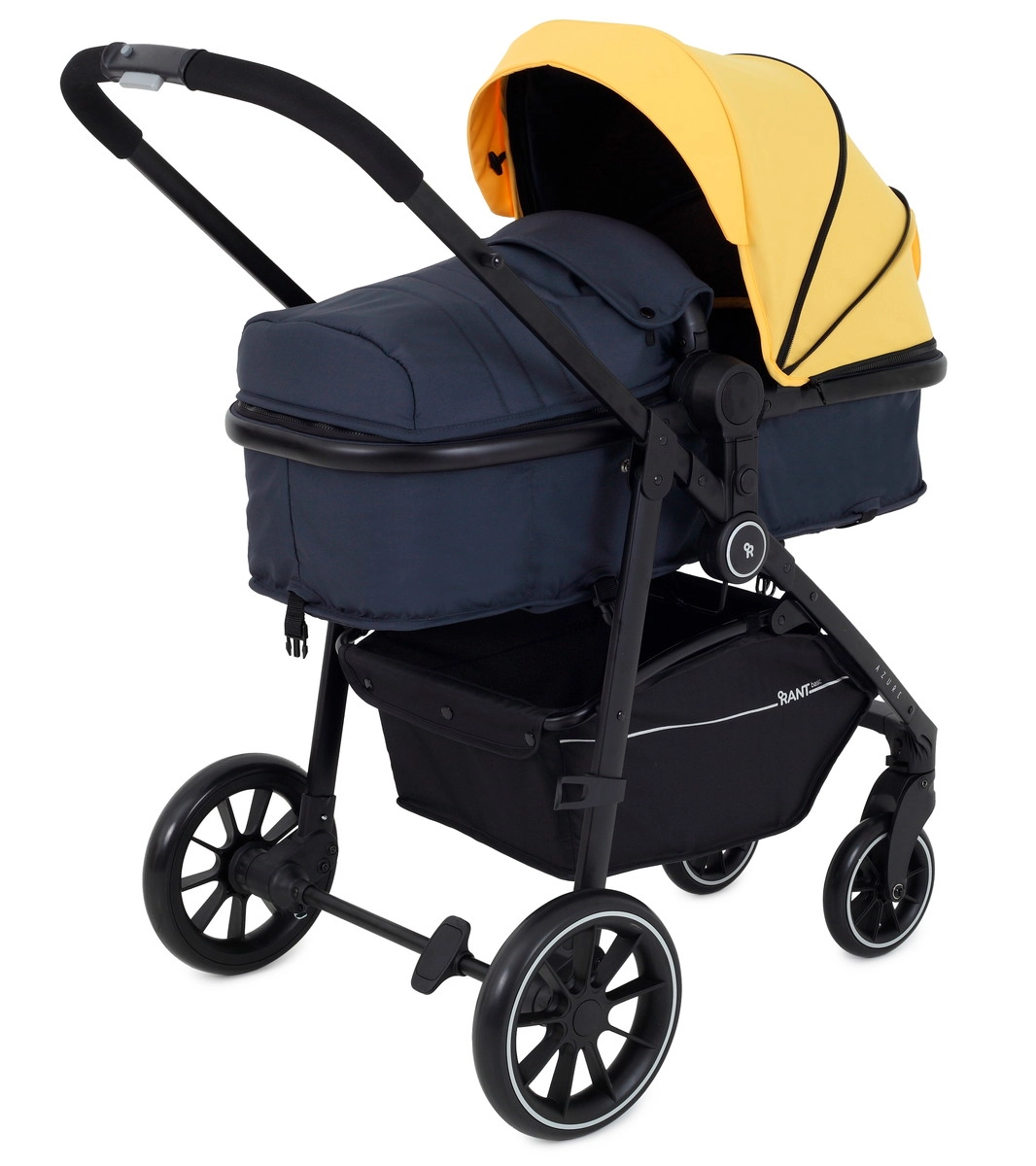 Детская коляска трансформер Rant basic Azure Yellow acjv61mcoq5jv4wdul7jlplmr45f3sq4