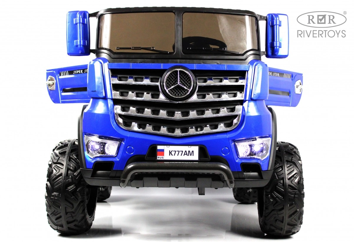 Детский электромобиль RiverToys K777AM синий 4shme8ttwfjzsay1eyjx3pfildqve0m9