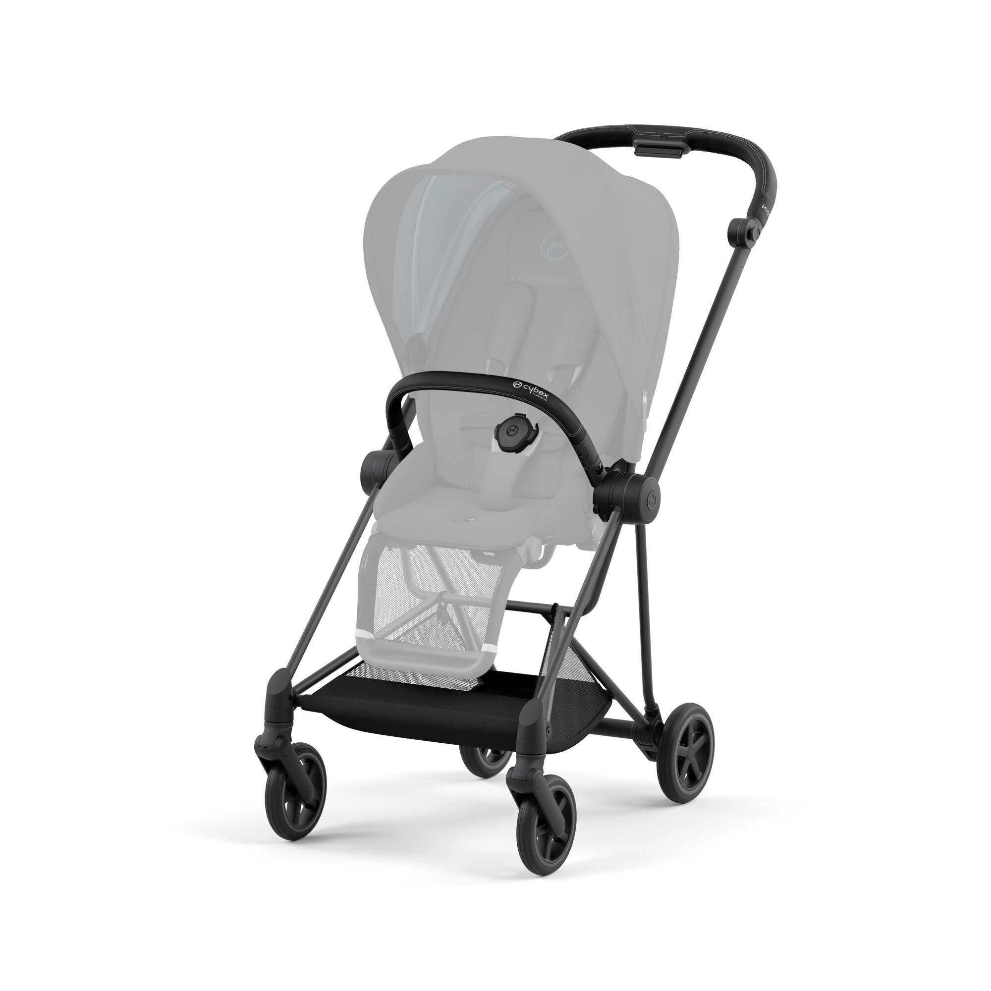 Cybex Mios V3 прогулочная коляска Off White, Matt Black  доп8