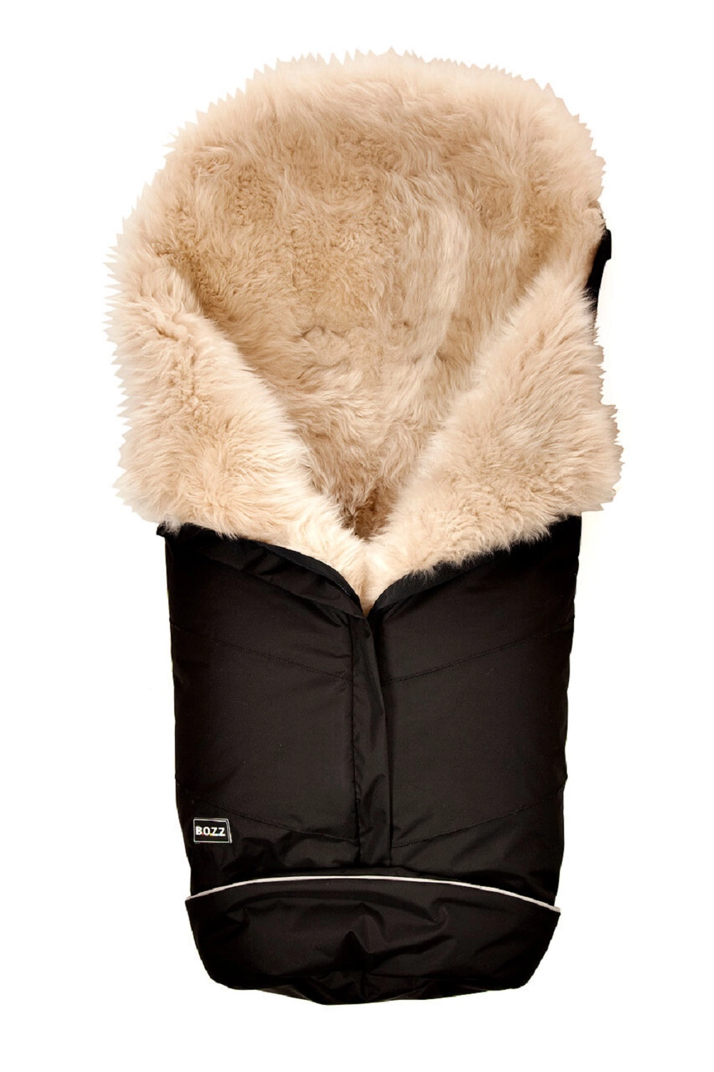 Зимний конверт BOZZ с длинным ворсом 20-2015-6 Черный-наппа/льняной 12ad351cb54c8225d39da3026224ac18