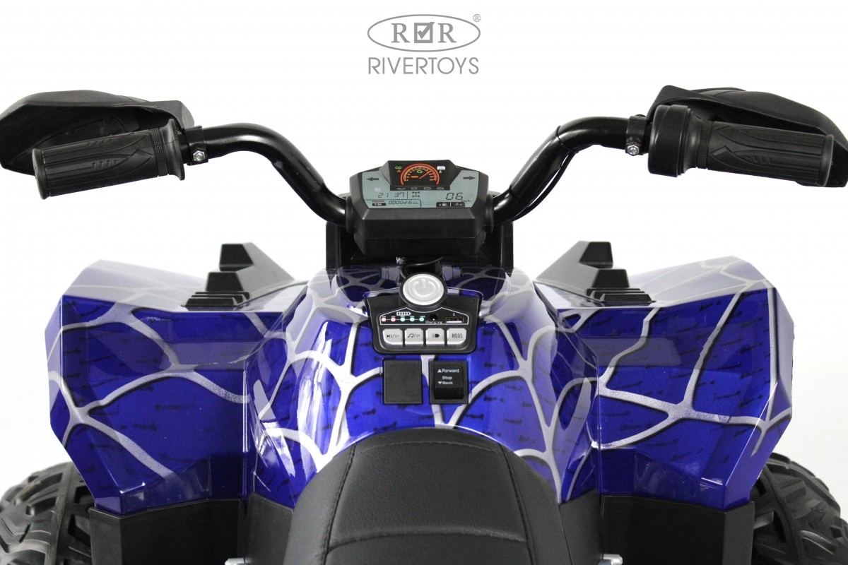 Детский электромобиль RiverToys X999XX синий спайдер vc2mtsh03vvsrrn329cwsrbrb1ybjb1f