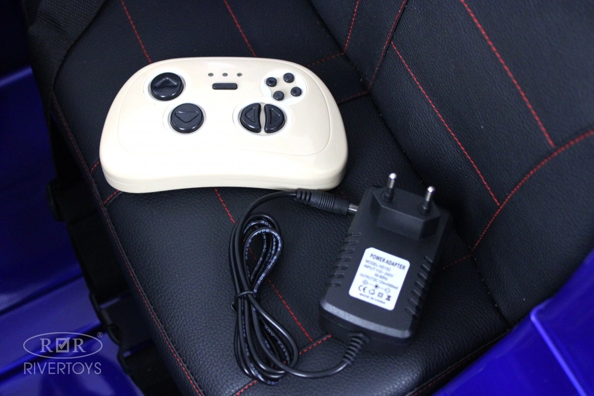 Детский электромобиль RiverToys E999EE синий глянец efoonwjw55yixja16832nwaxp1z12vfg