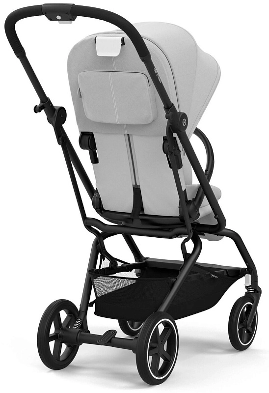 Прогулочная коляска Cybex Eezy S Twist Plus 2 BLK Fog Grey с дождевиком2