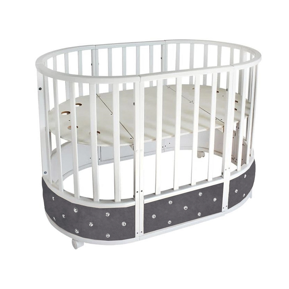 Кроватка-трансформер 7 в 1 Sweet Baby Cappellini Белая/Серая 108135232-krovatka-transformer-7-v-1-sweet-baby-cappellini-belayaseraya