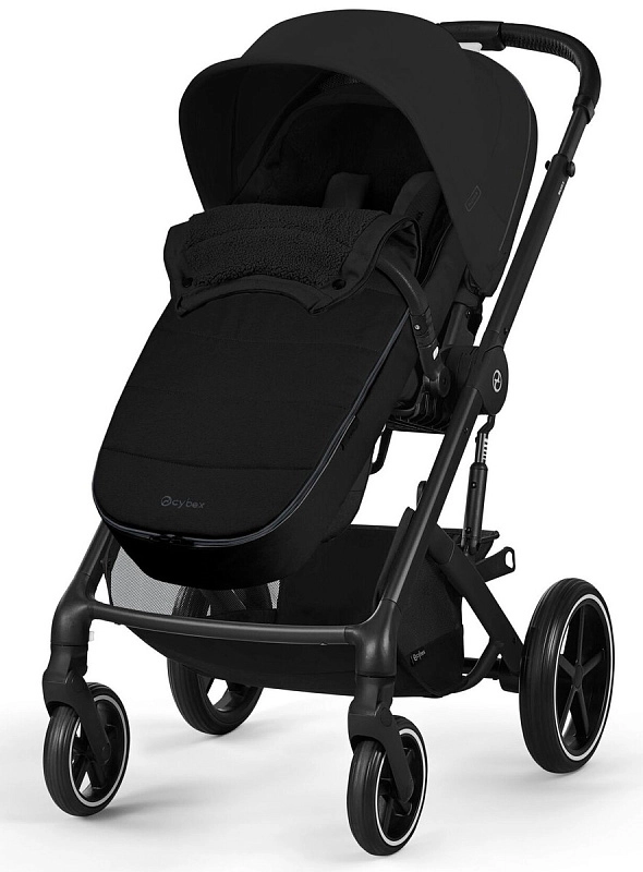 Теплый конверт (накидка на ножки) Cybex Gold Footmuff Tog 5 в коляску Black3