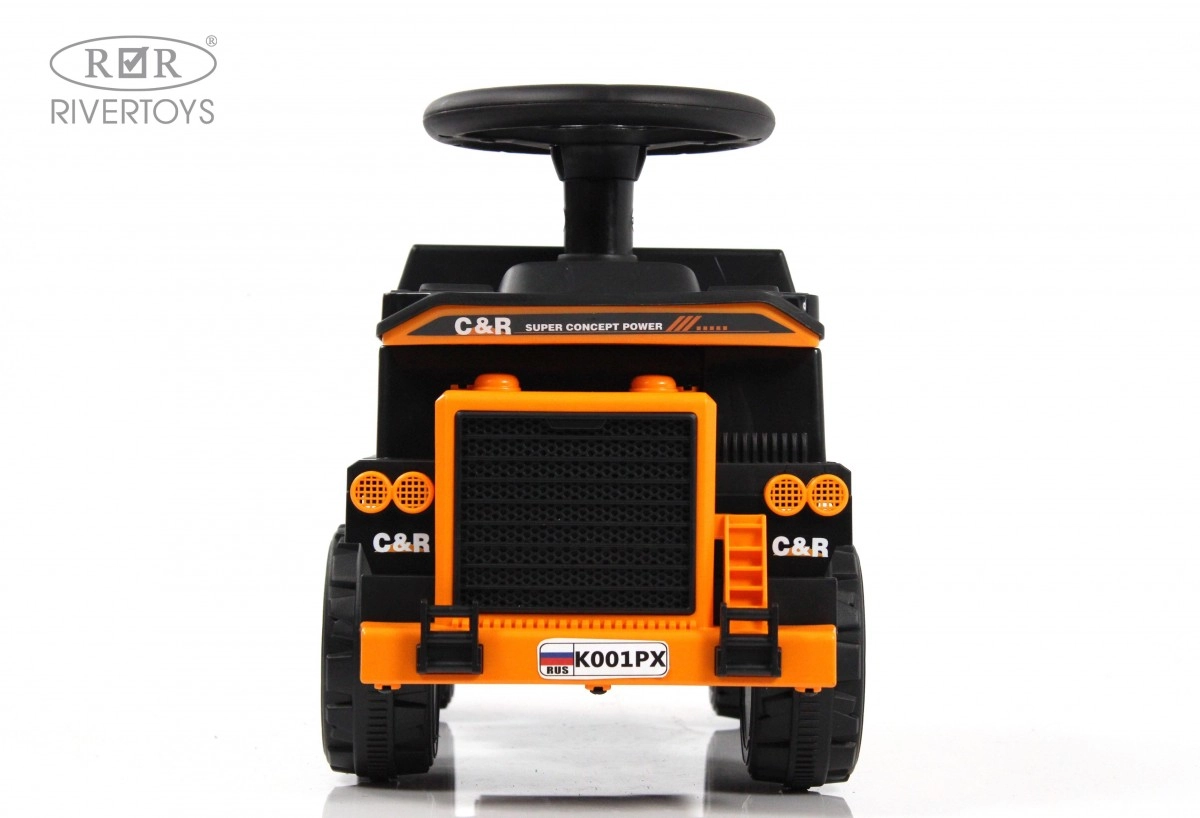 Детский толокар RiverToys K001PX оранжевый 3zm0seqddlu9y3oo1d2173caahnm27cc