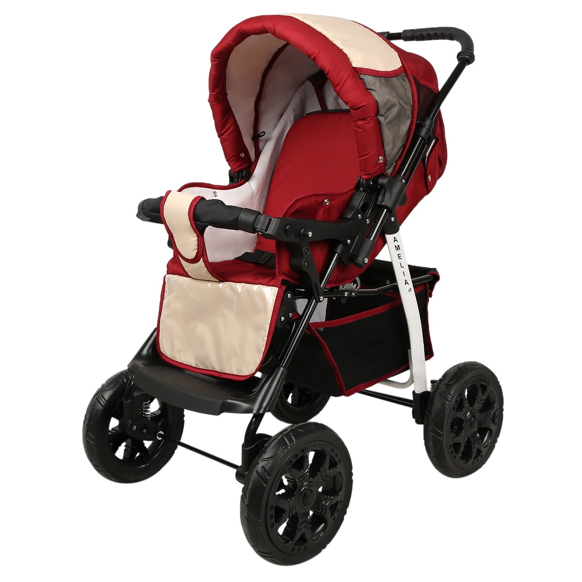 Прогулочная коляска Alis AMELIA I  красный+бежевый cubpqgu40969r4eevy2lz68slmhahd17