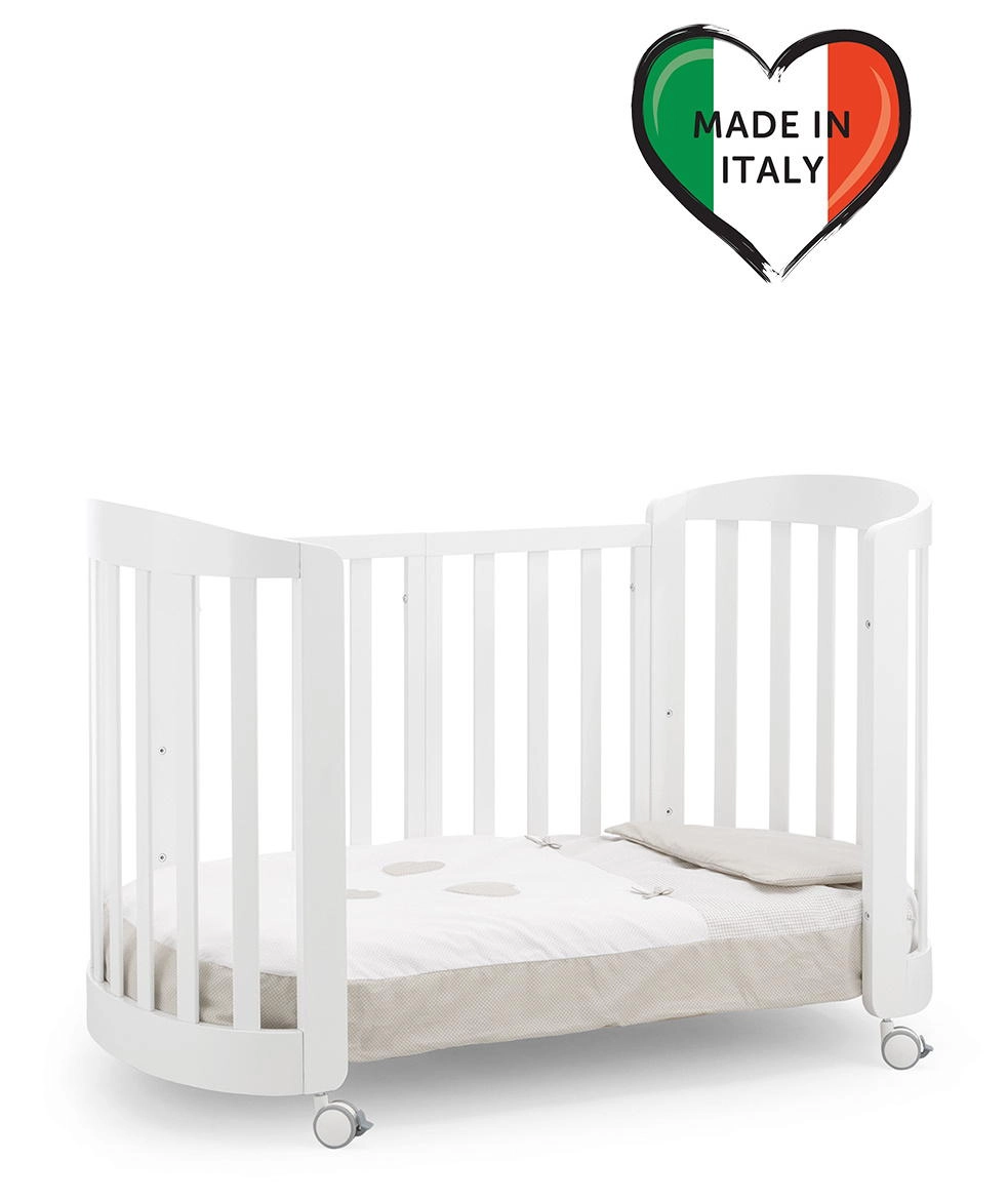 Детская кроватка Erbesi Sweet с матрасом Белый nog724cs274063z0t1juugdnfk8n8e7j