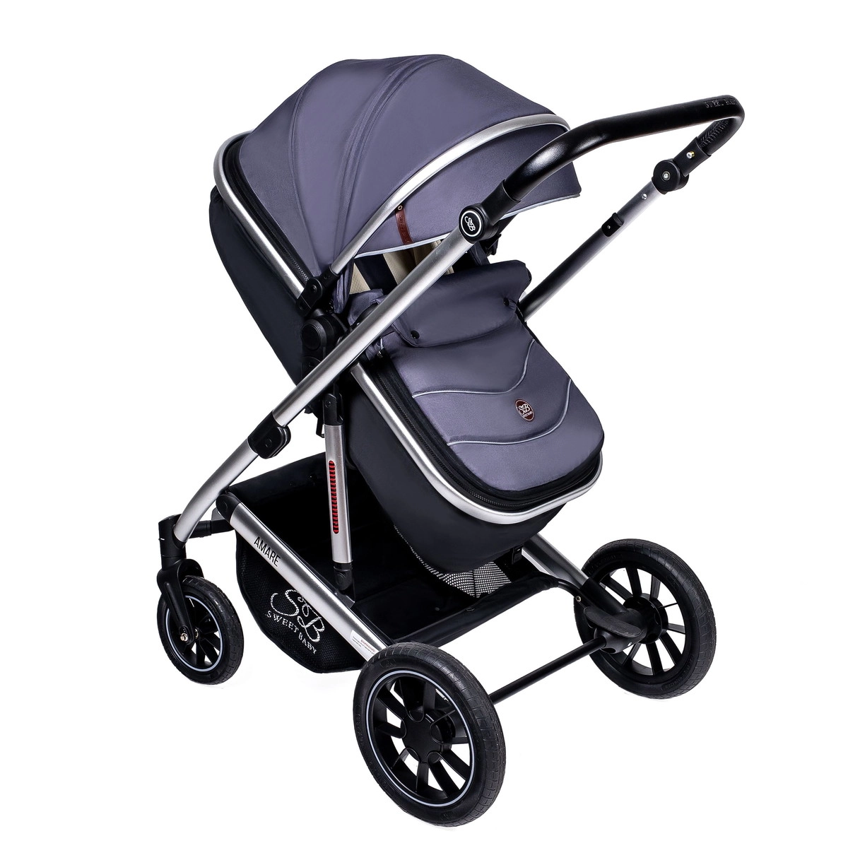 Детская коляска Sweet Baby Amare 3 в 1 Grey eqqc64rieer3v7qj4ep04yvjh0js8qg8