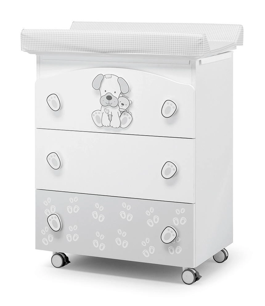 Пеленальный комод Erbesi Jack  Белый/Серый or5f9yxkbx3vr2c5wap7sry94ym8pi7y