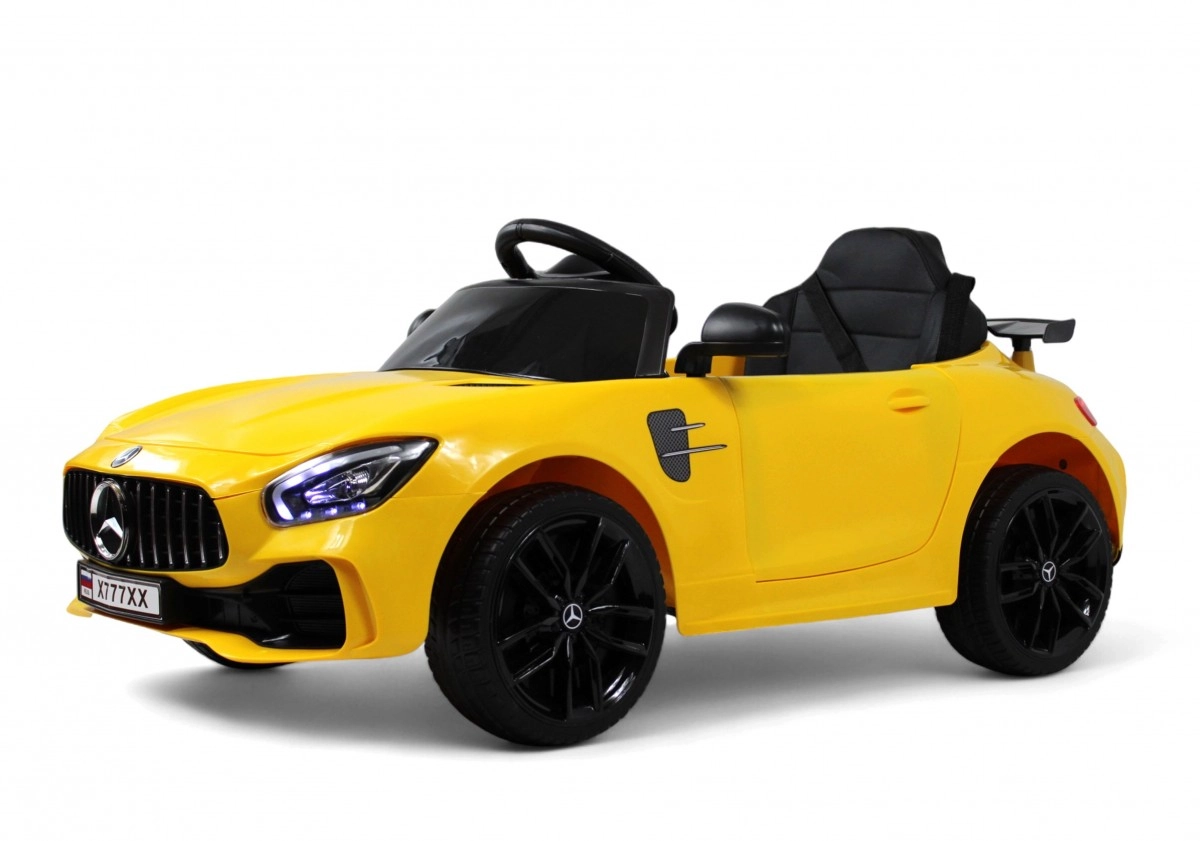 Детский электромобиль RiverToys Mercedes-Benz AMG GT X777XX желтый jk1b9s2rfdhb57yxbvfh615of11dcqga