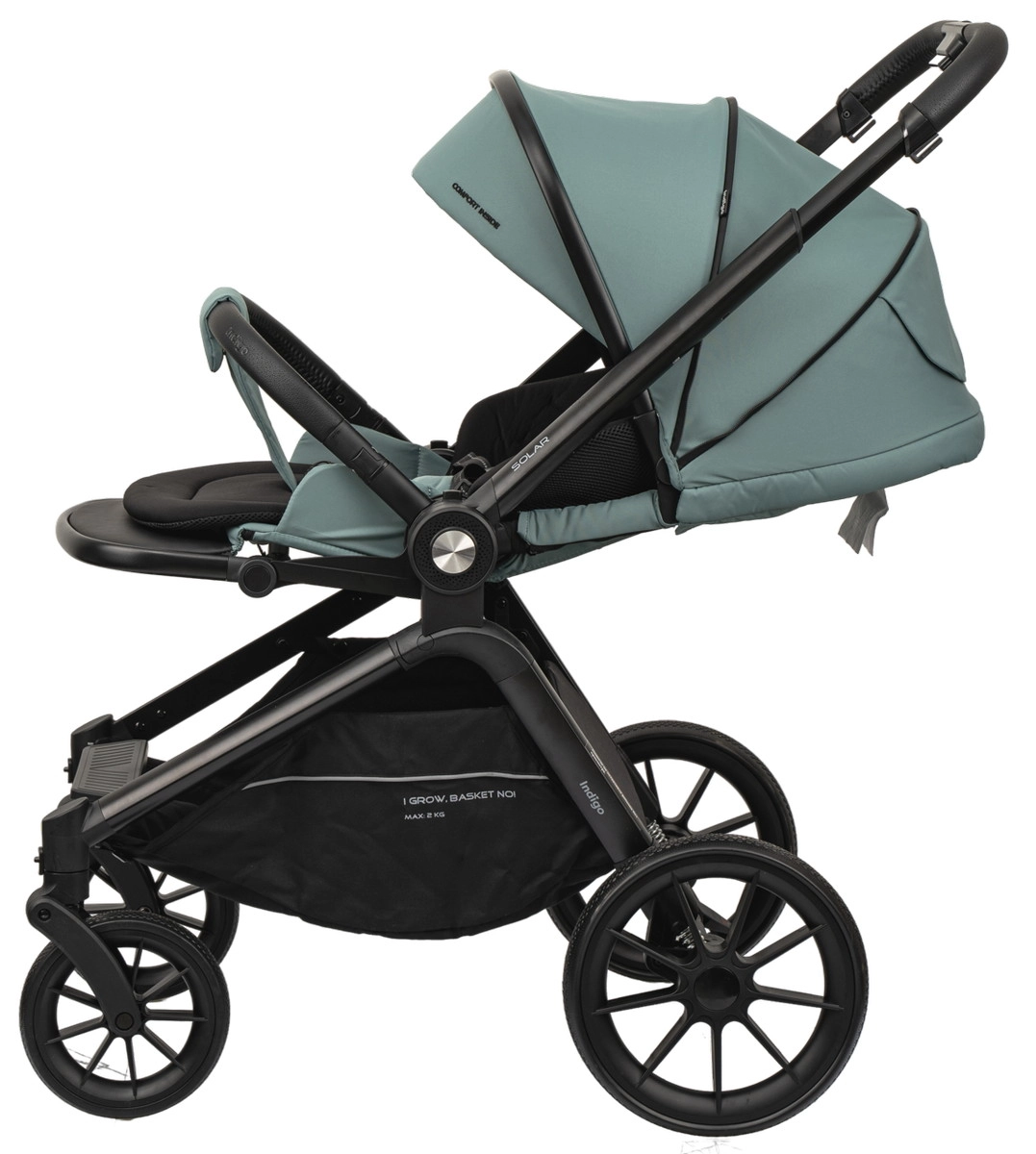 Детская коляска Indigo Solar 2 в 1 зеленый 1hdc3ucf9xhtv3dgweouo4o6qa8f3olu
