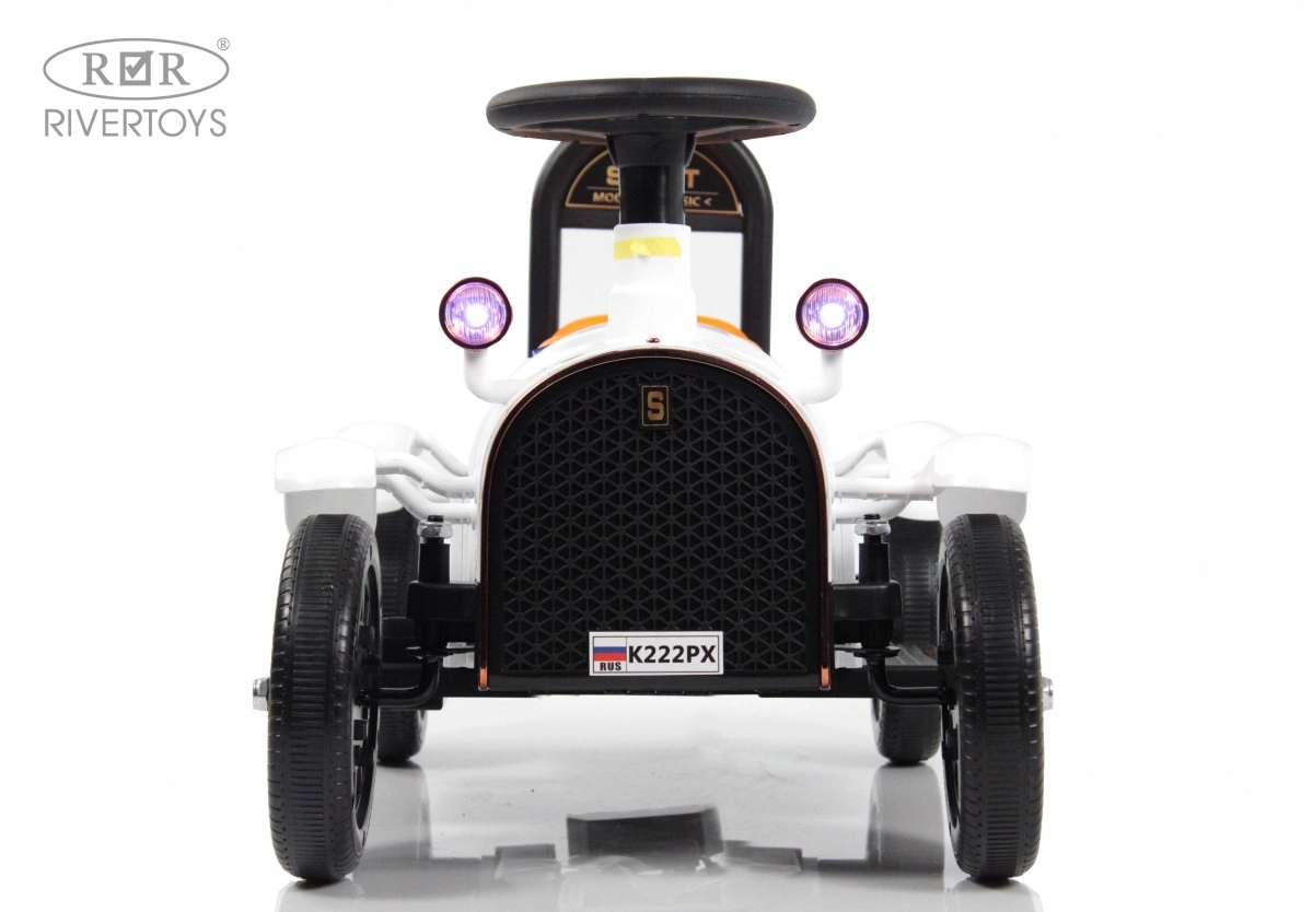 Детский электромобиль RiverToys K222PX белый 6933l2bz4htu8v20ej95tz7xz4f2z26c