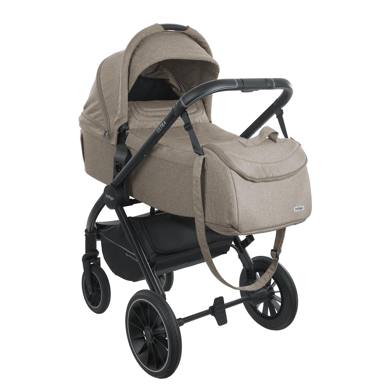 Коляска 2 в 1 INDIGO ULTRA бежевый ffe62fa225e307f942d87524a2f6c4d5