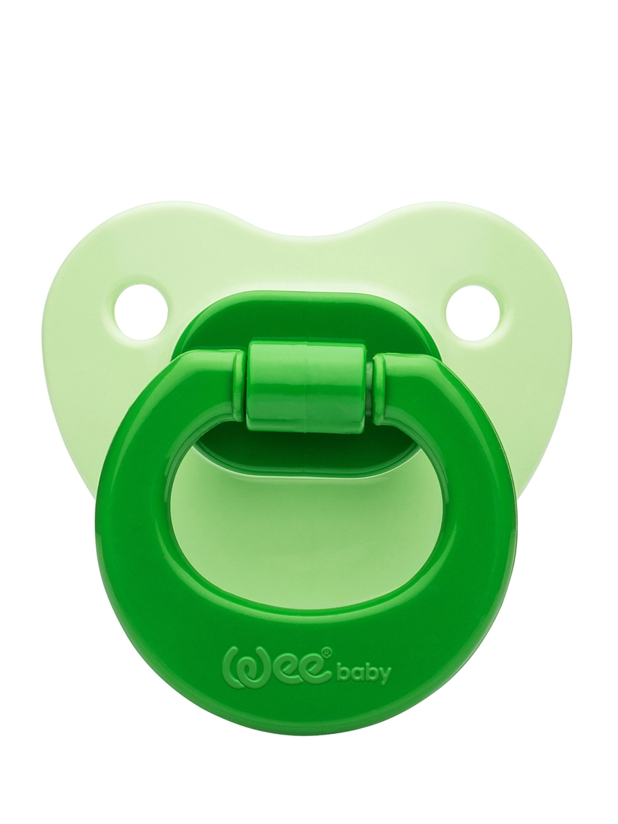 Ортодонтическая соска-пустышка WeeBaby матовая, с 6 месяцев зеленый 108126217-ortodonticheskaya-soska-pustishka-weebaby-matovaya-s-6-mesyacev-zelenii