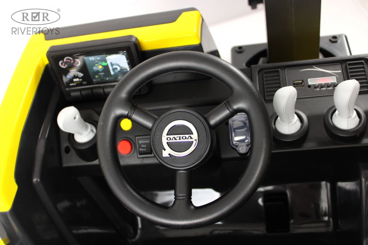 Детский электромобиль RiverToys трактор Volvo Y444YY YELLOW желтый n49iqm4r2m59y6czl2kg8qlmu6ebuv2b