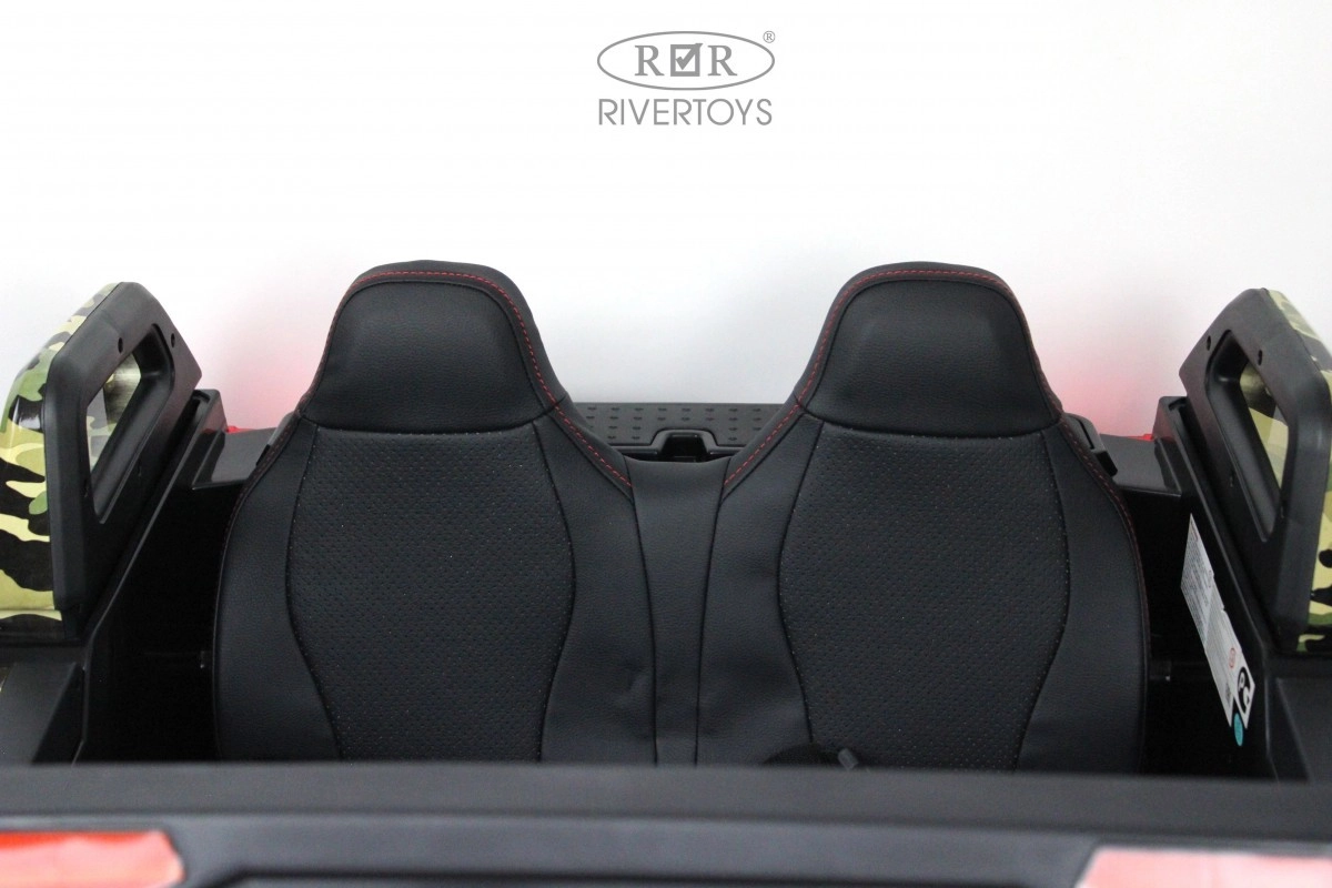 Детский электромобиль RiverToys A707AA LUX 4WD зеленый камуфляж 2ypa5mmvfgbbs9ouamragxdodfhv6rdp