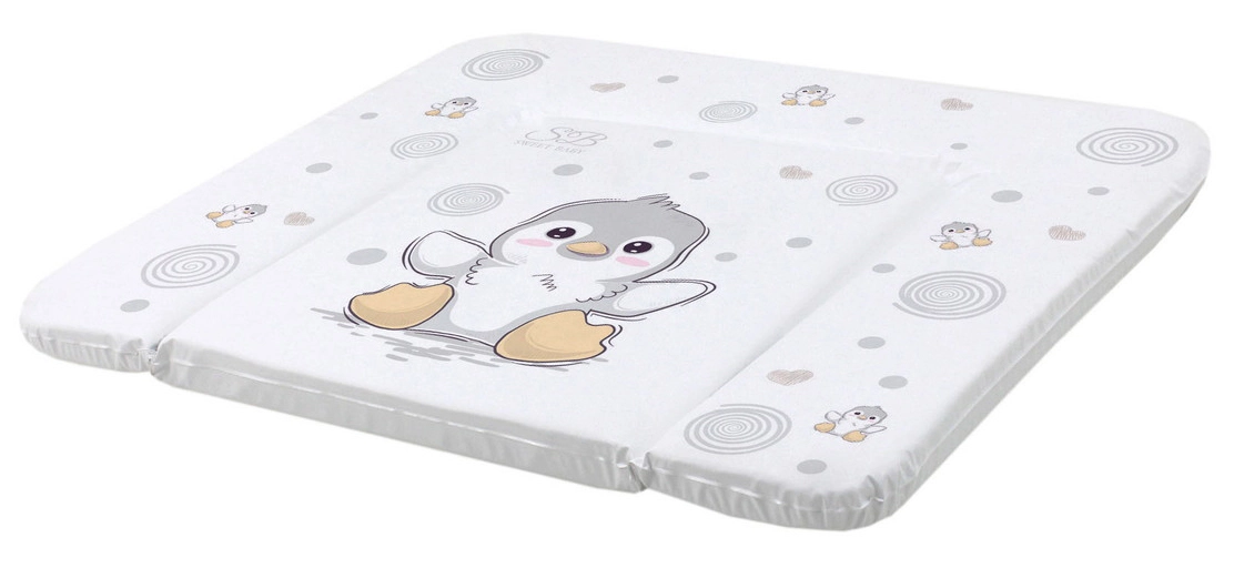 Пеленальный матрасик 80х71 Sweet Baby Pinguino Grigo (пингвин серый) ere6e5hw1adplgxoghuk2401wjbxkoyt