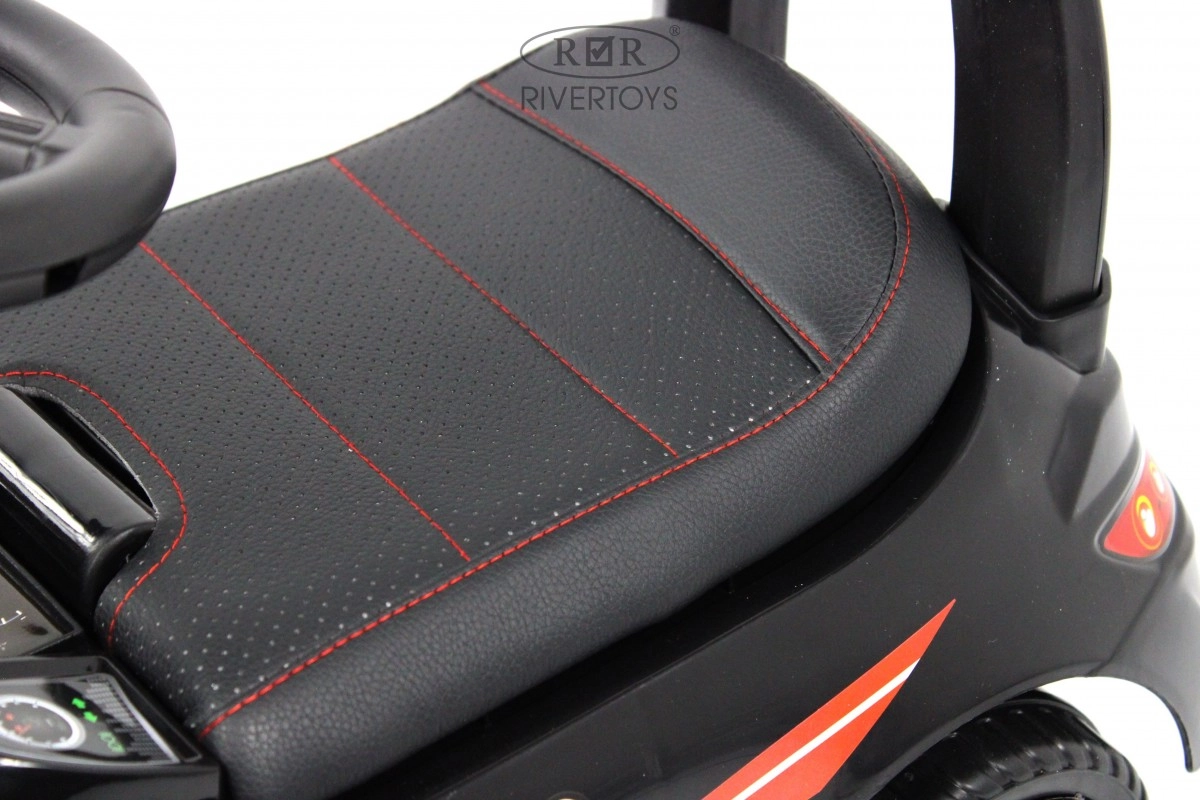 Детский толокар RiverToys L001LL-A черный 2cnirn3xmjzpo043ajprvesylx4jy8yt