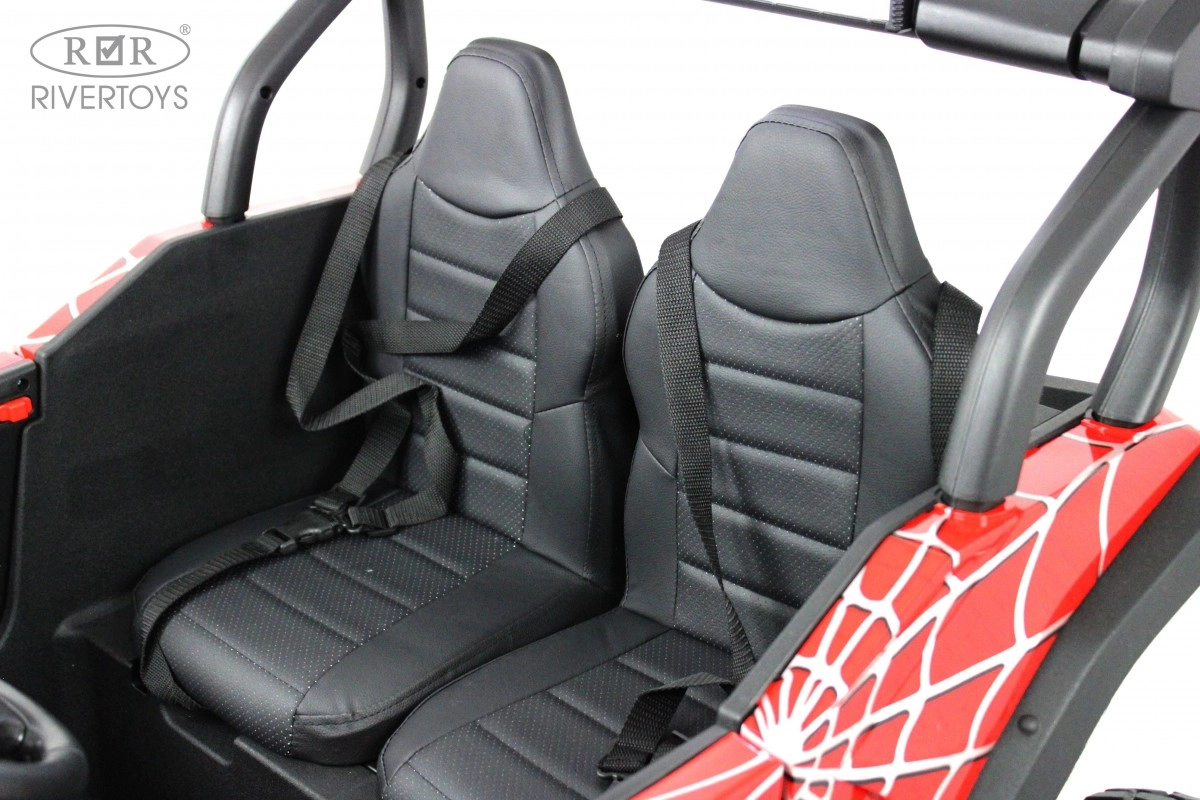 Детский электромобиль RiverToys Buggy P333PP красный Spider ntq4smcpc9hfy24ub86r3bo59ozalb59
