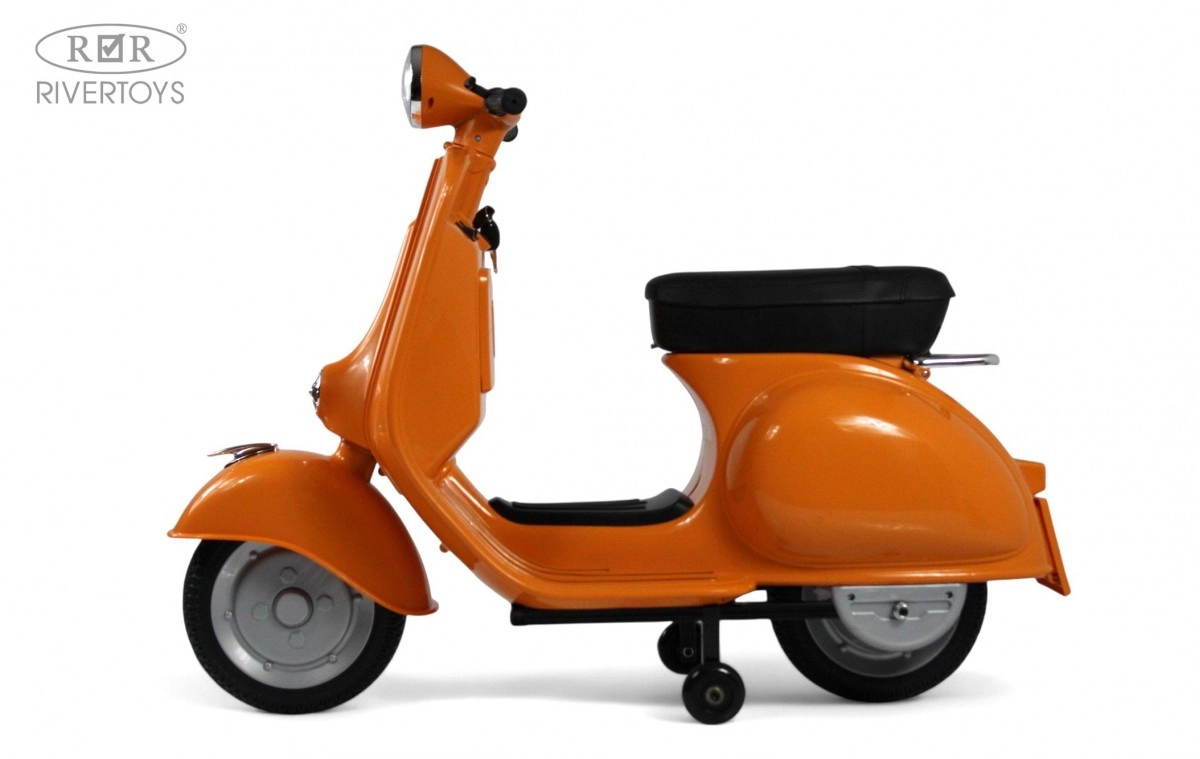 Детский электроскутер RiverToys VESPA M888MM оранжевый ze3uy6gupaev1v7f3snxmejee7g1ib3g