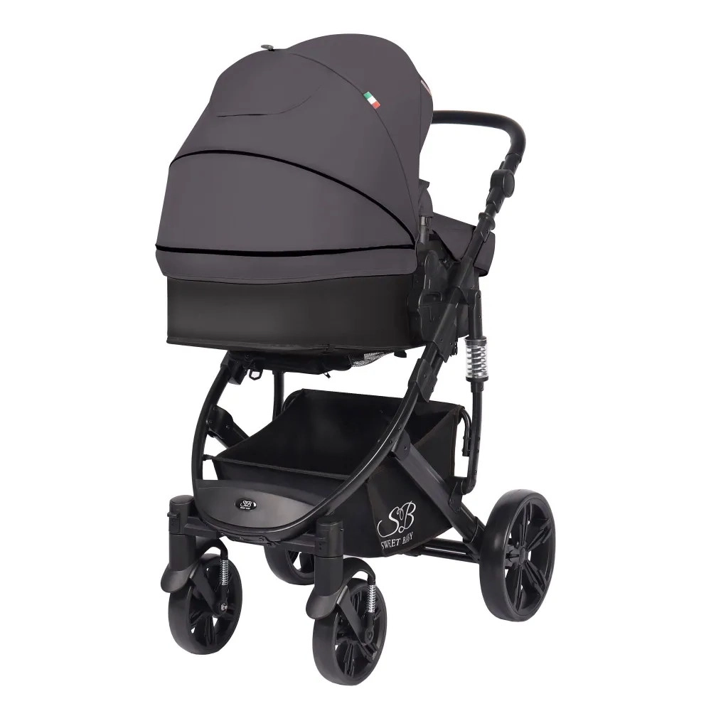 Коляска-трансформер Sweet Baby Comfort Black Black Grey poq6j2d8yt04qeju5tjo9bw4d0vvlgac