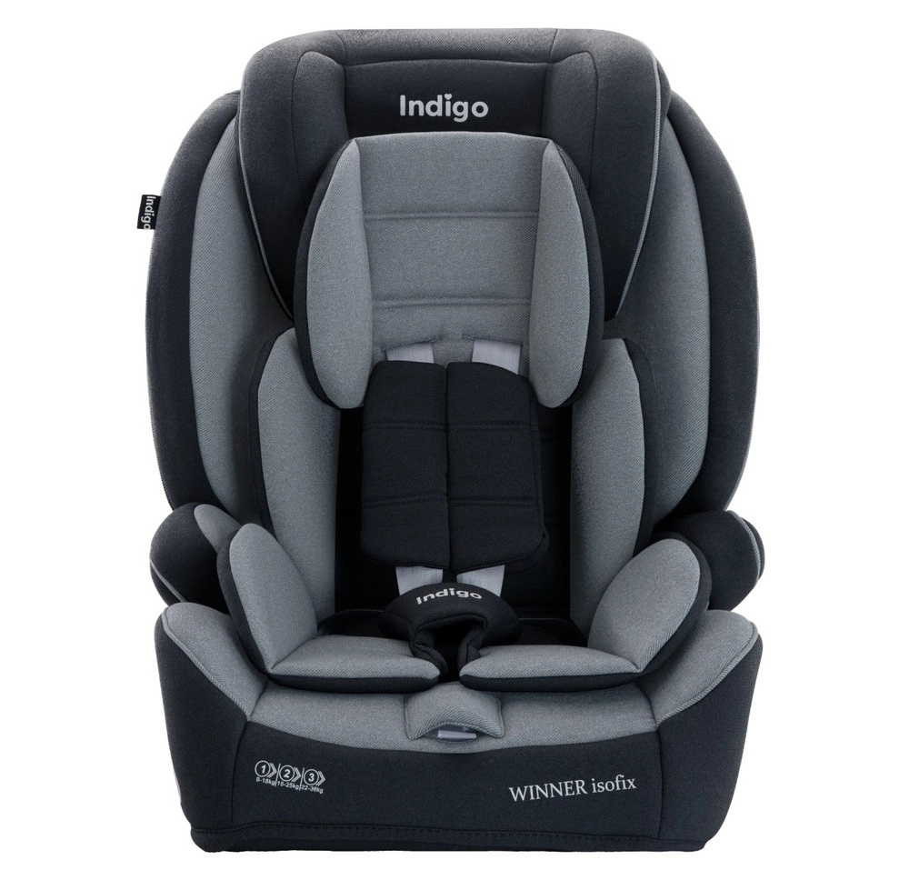 Автокресло Indigo WINNER ISOFIX, YB706B, группа 1+2+3  т.серый-св.серый z2n6o6jp6zxz0zrhz9m2lz4hwgz4qblm