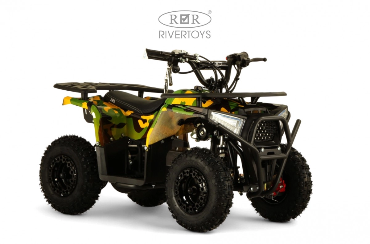 Детский электроквадроцикл RiverToys MIKA желтый камуфляж rmezpvp8m9xxkpldiznb2x5o5g0l61bi